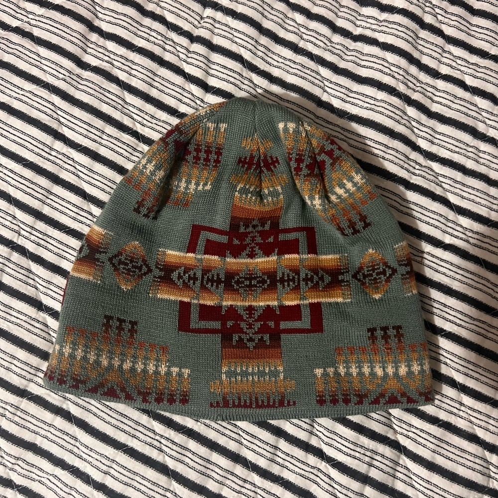 Pendleton Tribal Pattern Knit Beanie